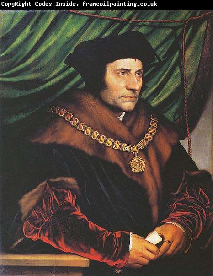 Hans holbein the younger Portrait of Sir Thomas More,